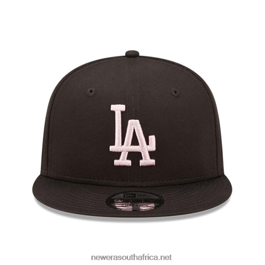 LA Dodgers League Essential Black 9FIFTY Snapback Cap New Era TRBRBN1936