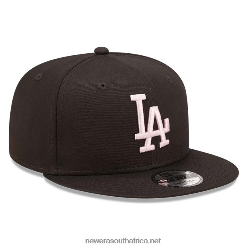 LA Dodgers League Essential Black 9FIFTY Snapback Cap New Era TRBRBN1936