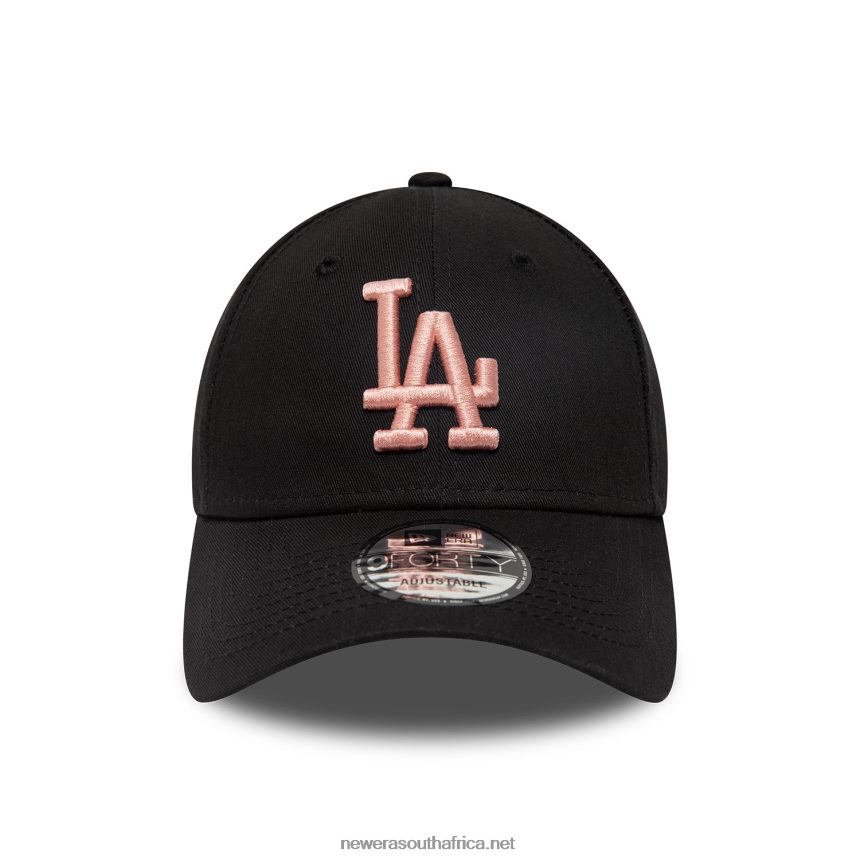 LA Dodgers League Essential Black 9FORTY Adjustable Cap New Era TRBRBN1703
