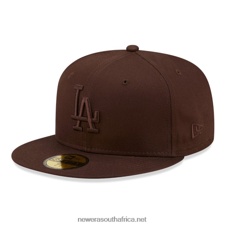 LA Dodgers League Essential Brown 59FIFTY Fitted Cap New Era TRBRBN107
