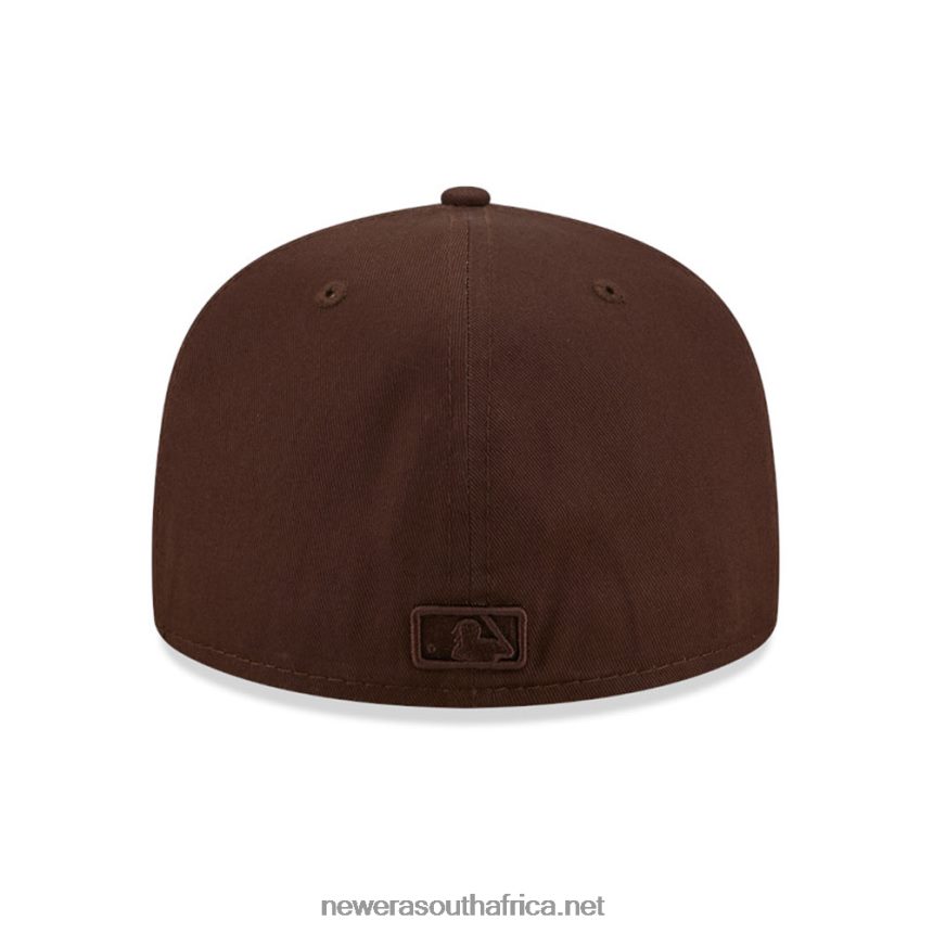 LA Dodgers League Essential Brown 59FIFTY Fitted Cap New Era TRBRBN107