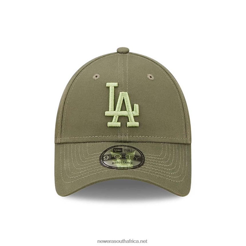 LA Dodgers League Essential Green 9FORTY Adjustable Cap New Era TRBRBN1550