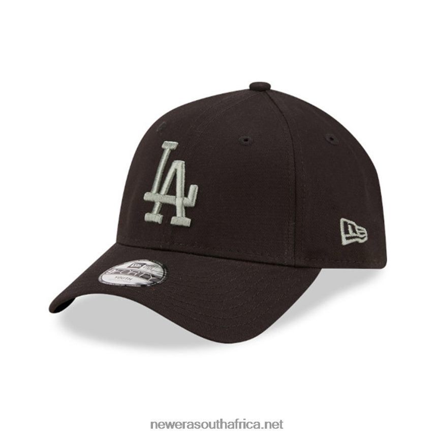 LA Dodgers League Essential Kids Black 9FORTY Adjustable Cap New Era TRBRBN1752