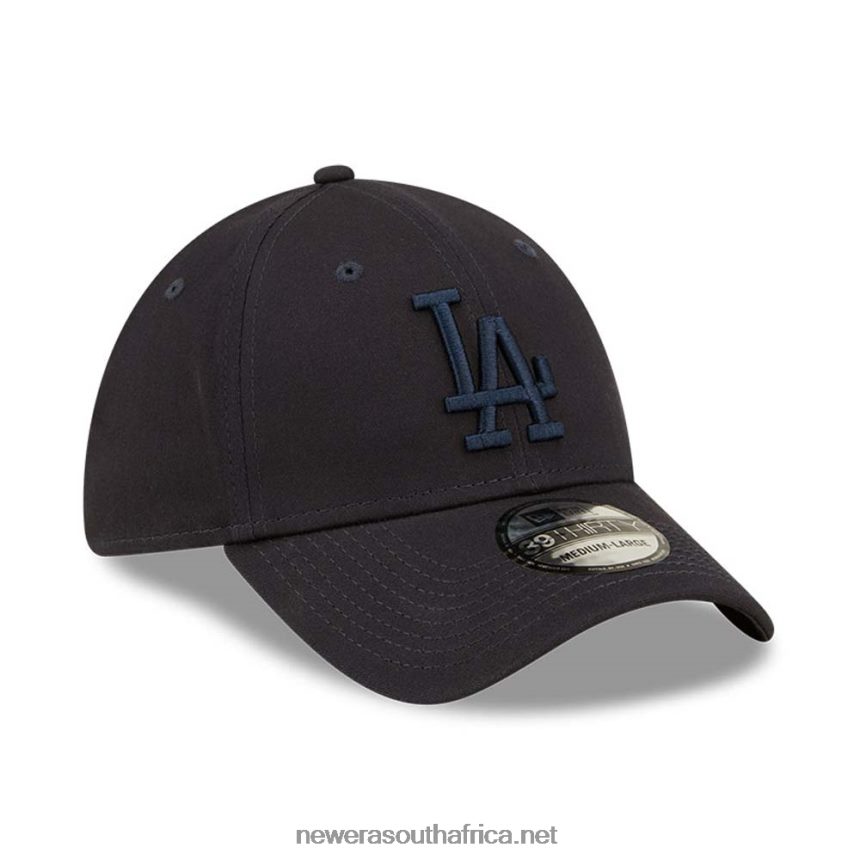 LA Dodgers League Essential Navy 39THIRTY Stretch Fit Cap New Era TRBRBN2180