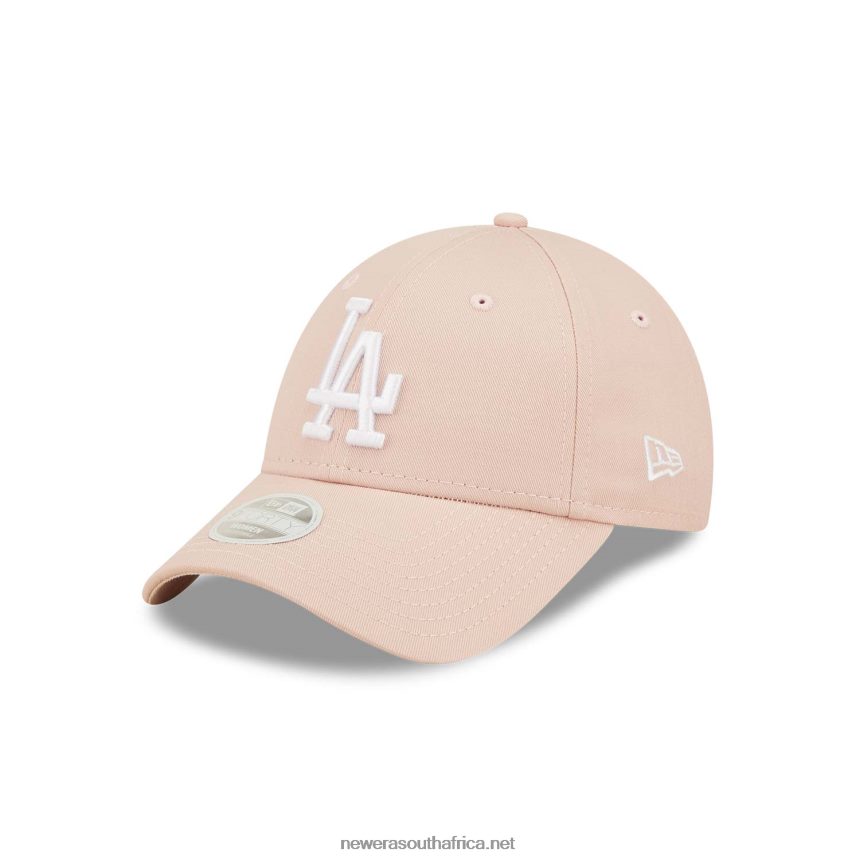 LA Dodgers League Essentials Womens Pink 9FORTY Adjustable Cap New Era TRBRBN1570