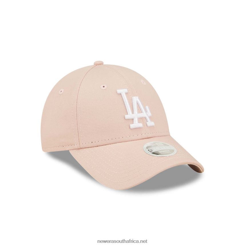 LA Dodgers League Essentials Womens Pink 9FORTY Adjustable Cap New Era TRBRBN1570
