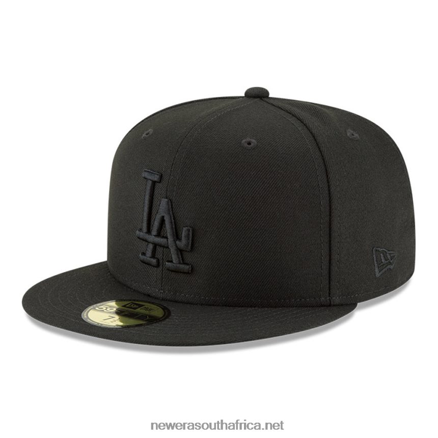 LA Dodgers MLB Basic Black 59FIFTY FItted Cap New Era TRBRBN850