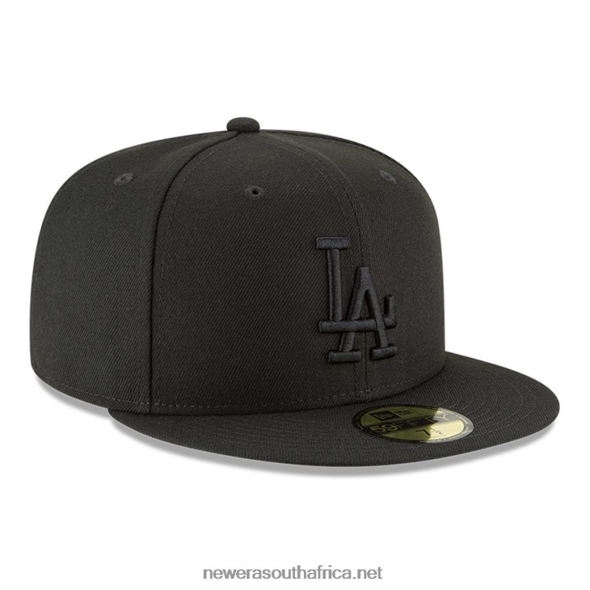LA Dodgers MLB Basic Black 59FIFTY FItted Cap New Era TRBRBN850