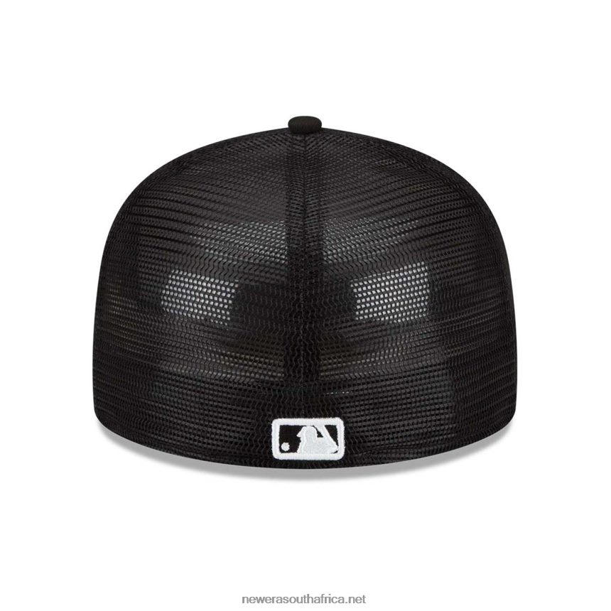 LA Dodgers MLB Batting Practice Black 59FIFTY Fitted Cap New Era TRBRBN1103