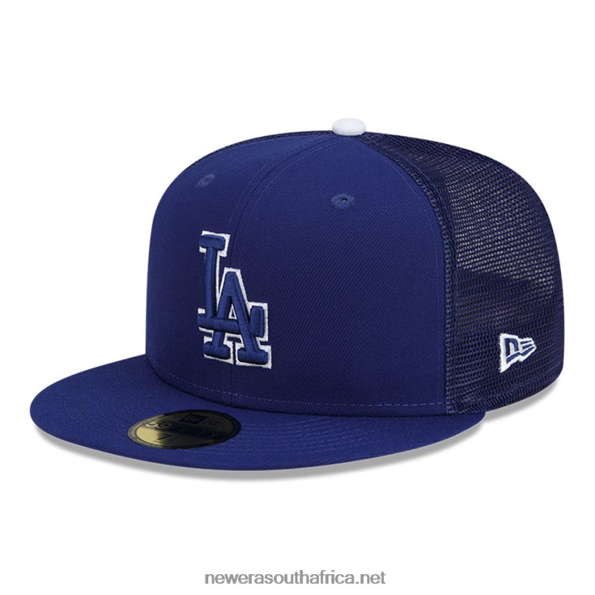 LA Dodgers MLB Batting Practice Blue 59FIFTY Cap New Era TRBRBN1162