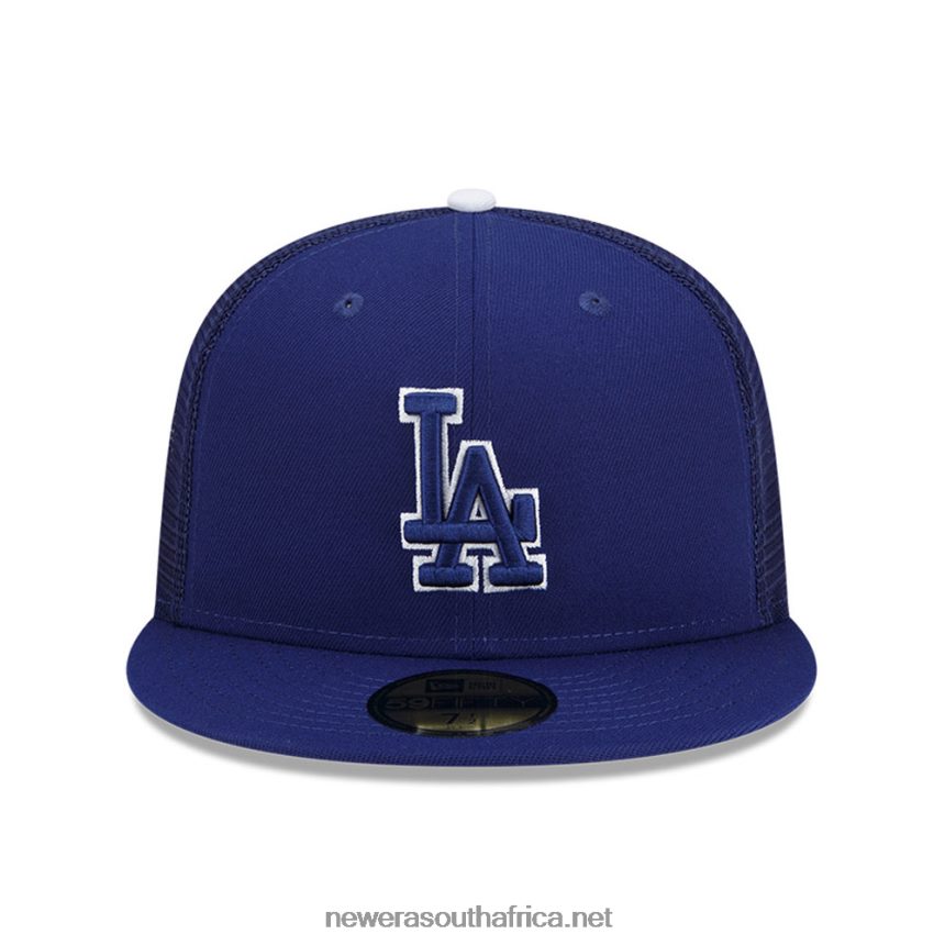 LA Dodgers MLB Batting Practice Blue 59FIFTY Cap New Era TRBRBN1162