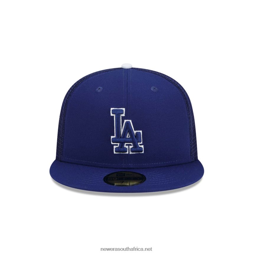 LA Dodgers MLB Batting Practice Blue 59FIFTY Cap New Era TRBRBN1162