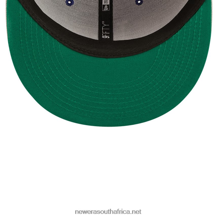 LA Dodgers MLB Black Letter Arch Blue 9FIFTY Snapback Cap New Era TRBRBN1985