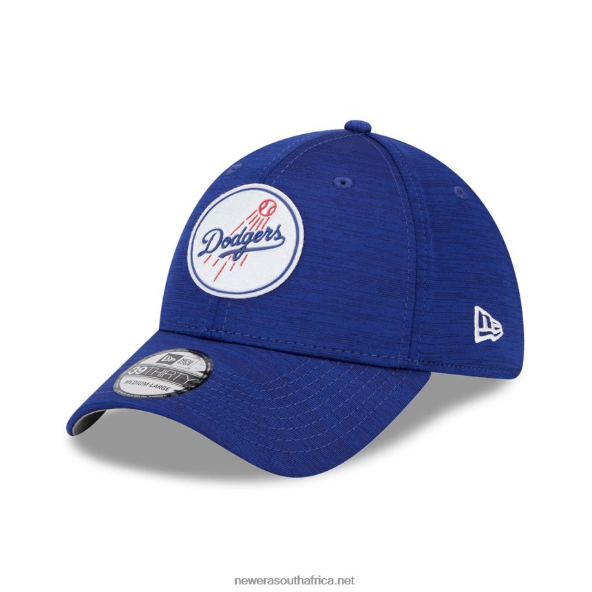 LA Dodgers MLB Clubhouse Blue 39THIRTY Stretch Fit Cap New Era TRBRBN2177