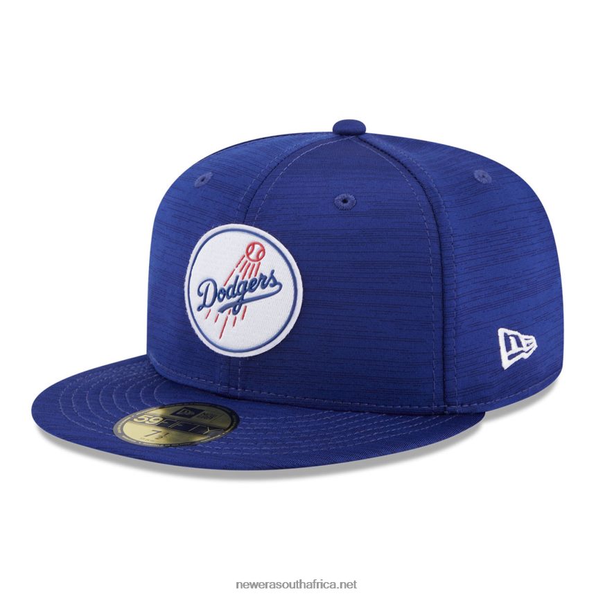 LA Dodgers MLB Clubhouse Blue 59FIFTY Fitted Cap New Era TRBRBN1163