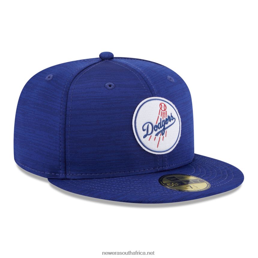 LA Dodgers MLB Clubhouse Blue 59FIFTY Fitted Cap New Era TRBRBN1163