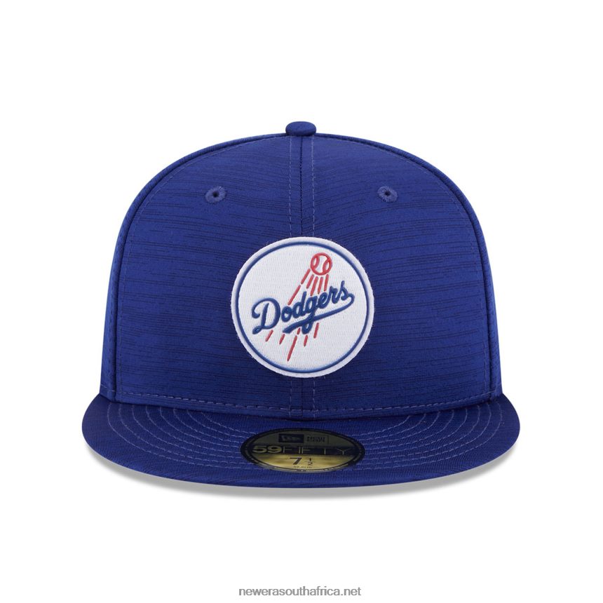 LA Dodgers MLB Clubhouse Blue 59FIFTY Fitted Cap New Era TRBRBN1163