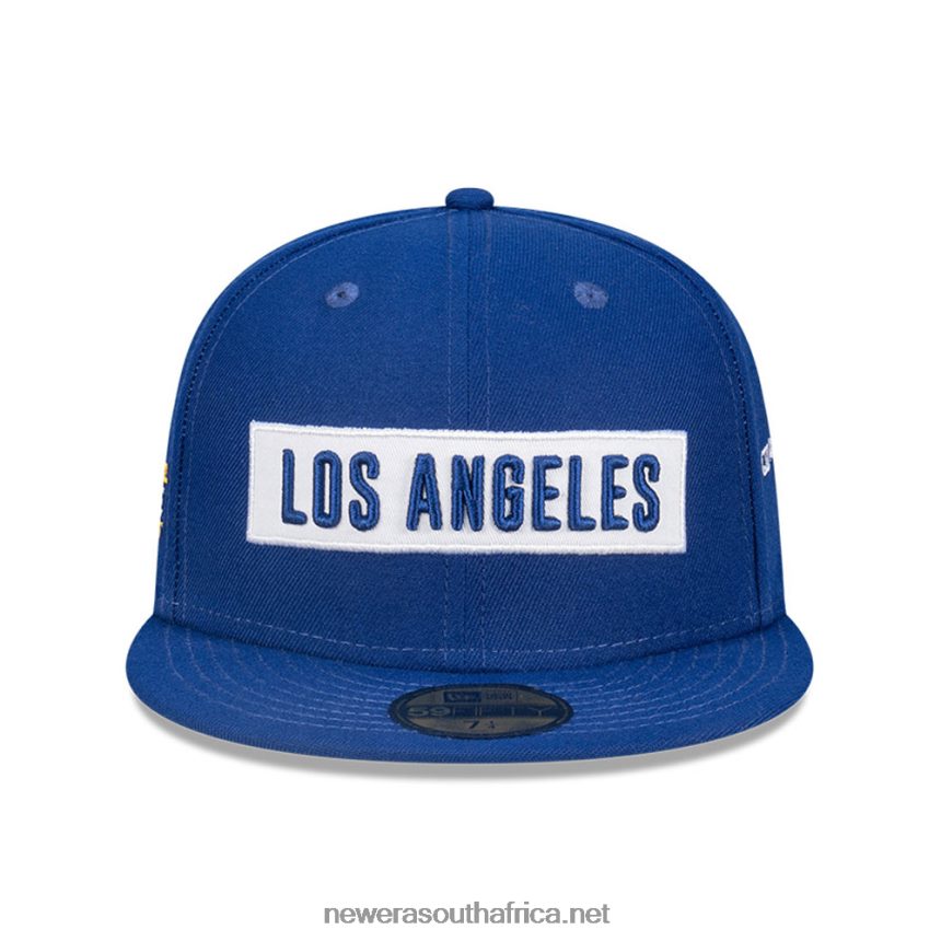 LA Dodgers MLB Fan Pack Blue 59FIFTY Fitted Cap New Era TRBRBN555
