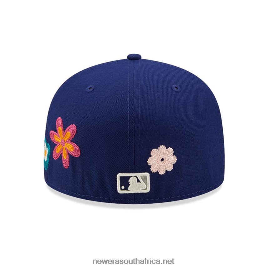 LA Dodgers MLB Flower Blue 59FIFTY Fitted Cap New Era TRBRBN714