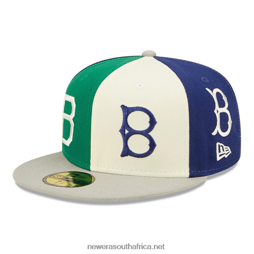 LA Dodgers MLB Logo Pinwheel 59FIFTY Fitted Cap New Era TRBRBN181