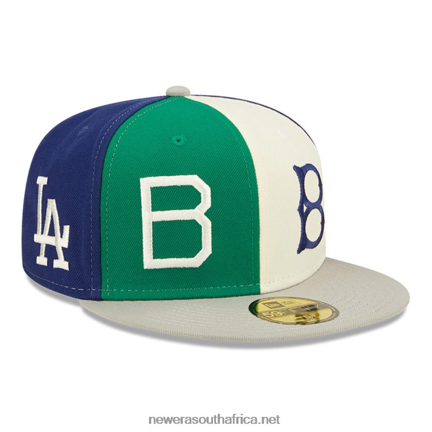 LA Dodgers MLB Logo Pinwheel 59FIFTY Fitted Cap New Era TRBRBN181