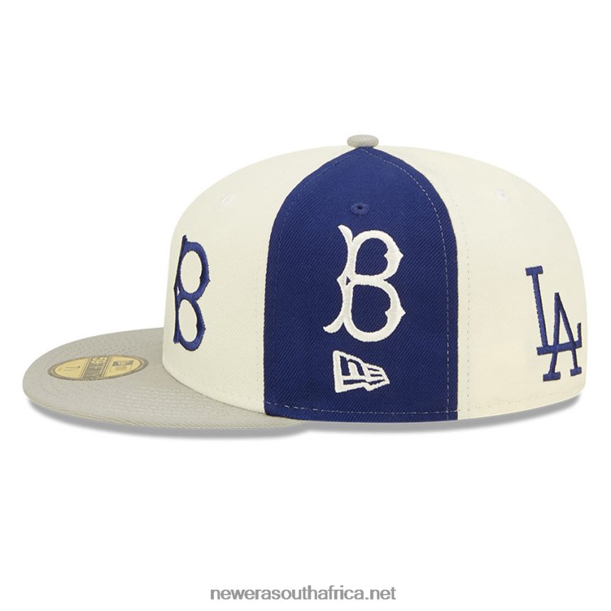 LA Dodgers MLB Logo Pinwheel 59FIFTY Fitted Cap New Era TRBRBN181