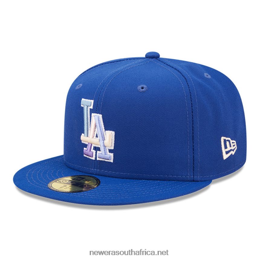 LA Dodgers MLB Nightbreak Team Blue 59FIFTY Fitted Cap New Era TRBRBN908