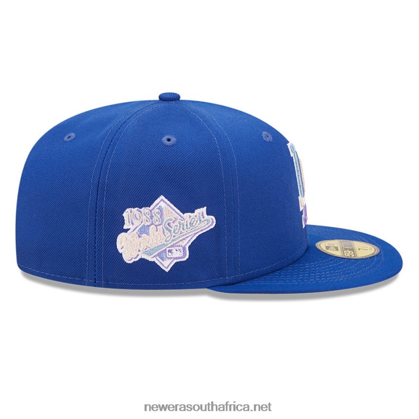 LA Dodgers MLB Nightbreak Team Blue 59FIFTY Fitted Cap New Era TRBRBN908