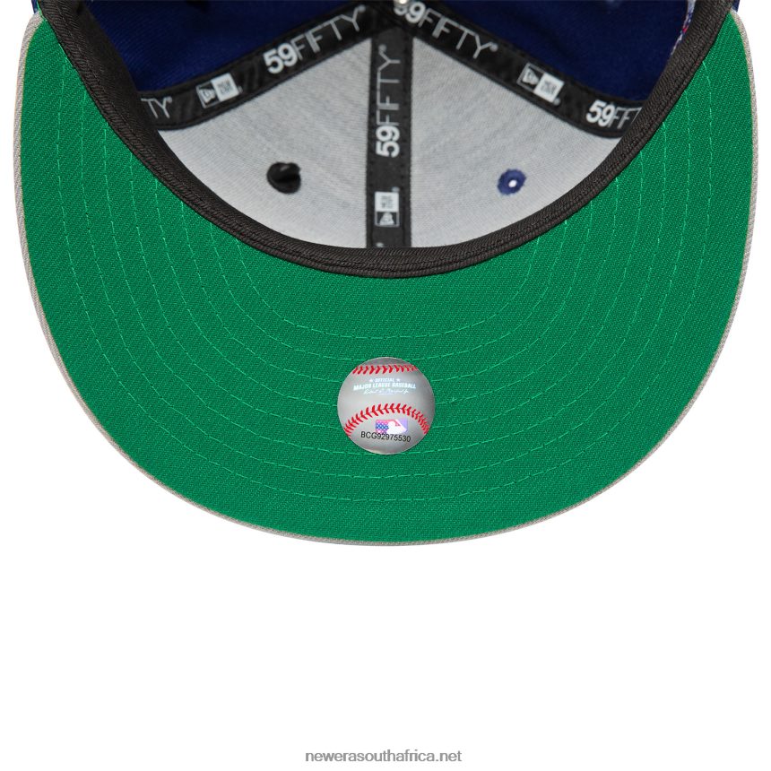 LA Dodgers MLB Pin Badge Blue 59FIFTY Fitted Cap New Era TRBRBN876