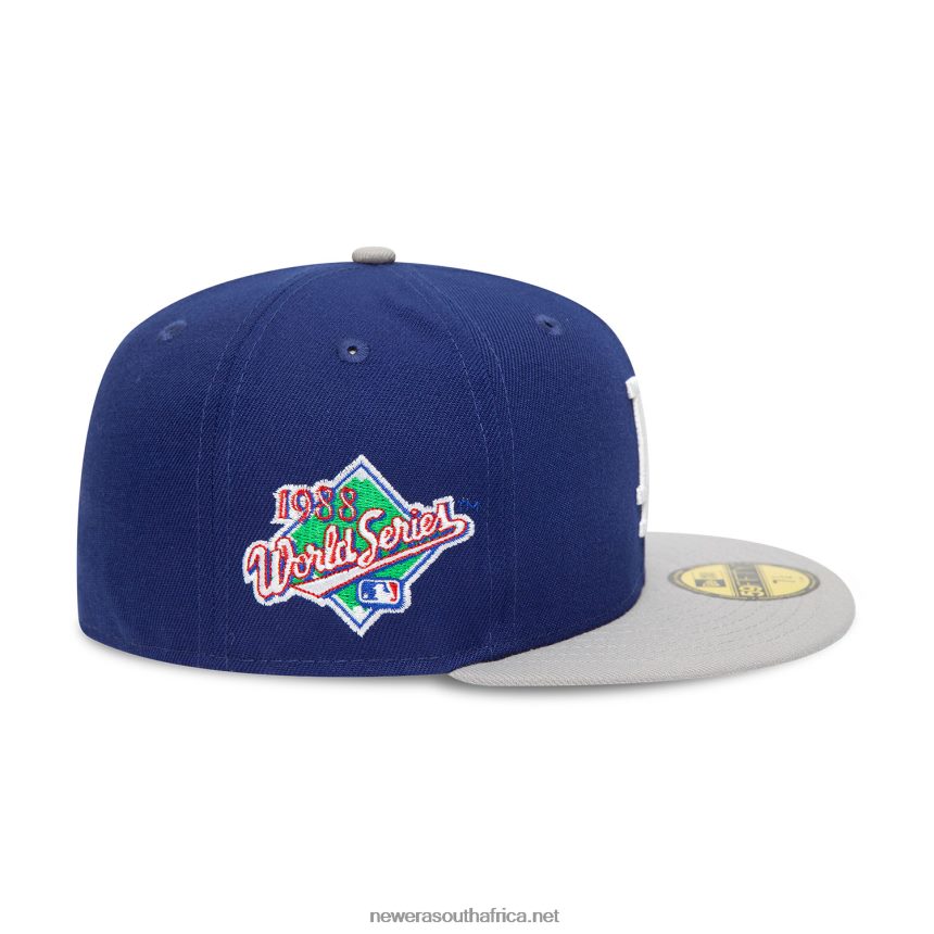 LA Dodgers MLB Pin Badge Blue 59FIFTY Fitted Cap New Era TRBRBN876