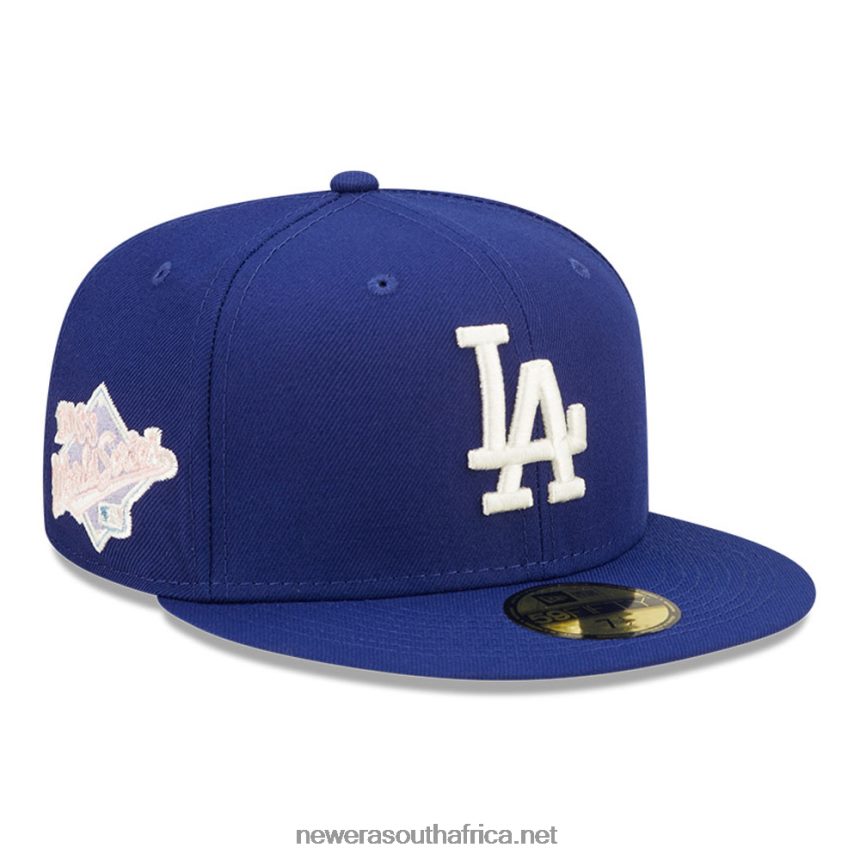 LA Dodgers MLB Pop Sweat Blue 59FIFTY Fitted Cap New Era TRBRBN1321