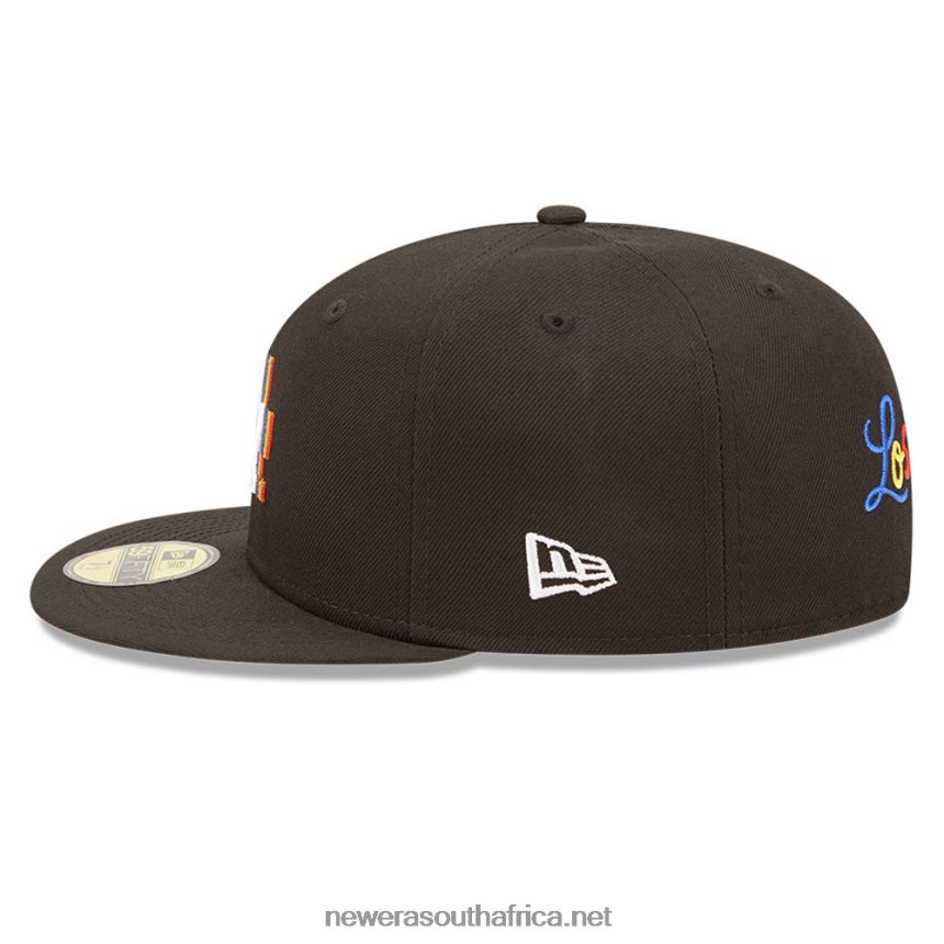 LA Dodgers MLB Prismatic Black 59FIFTY Fitted Cap New Era TRBRBN1430