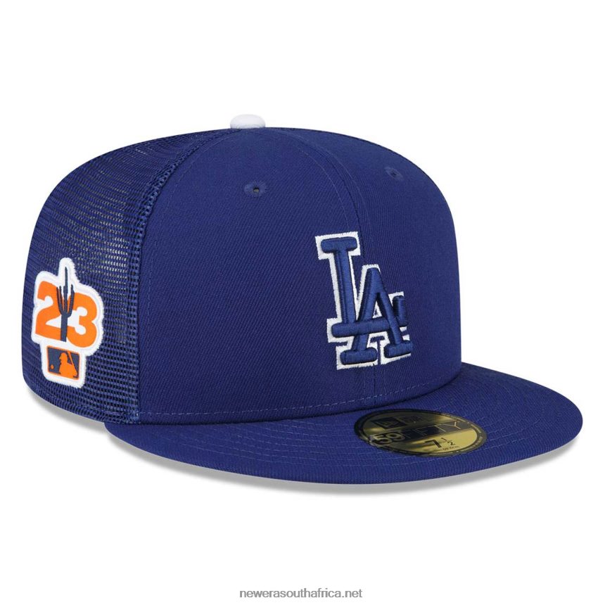 LA Dodgers MLB Spring Training Blue 59FIFTY Fitted Cap New Era TRBRBN742