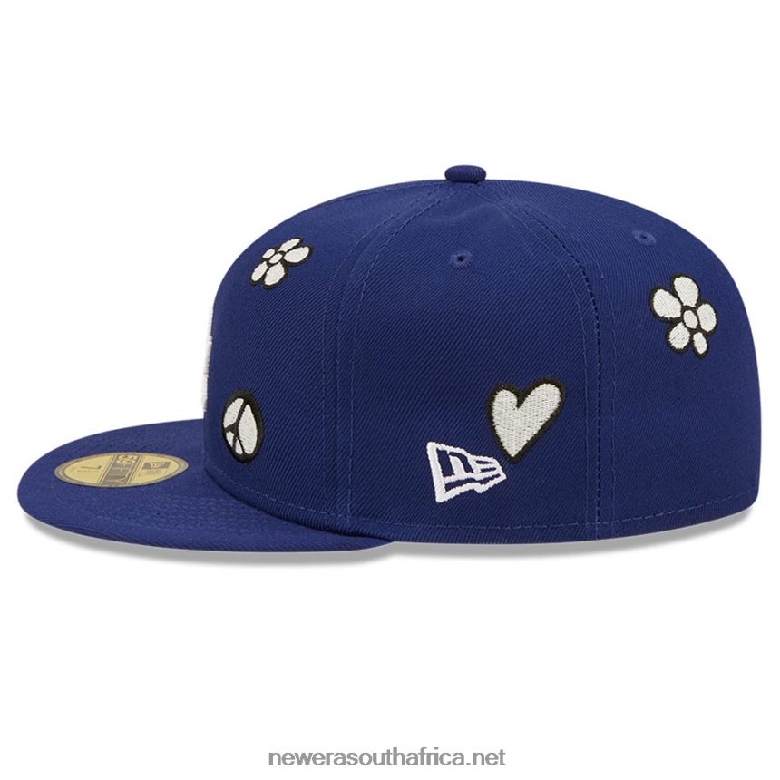 LA Dodgers MLB Sunlight Pop Dark Blue 59FIFTY Cap New Era TRBRBN1086