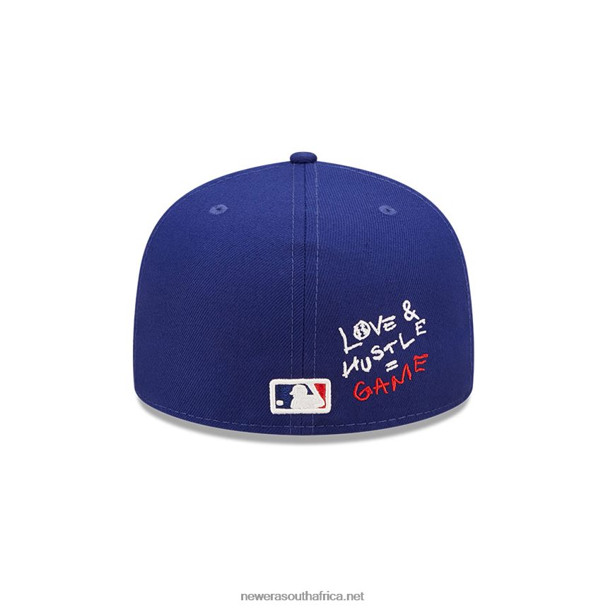 LA Dodgers MLB Team Heart Blue 59FIFTY Fitted Cap New Era TRBRBN472