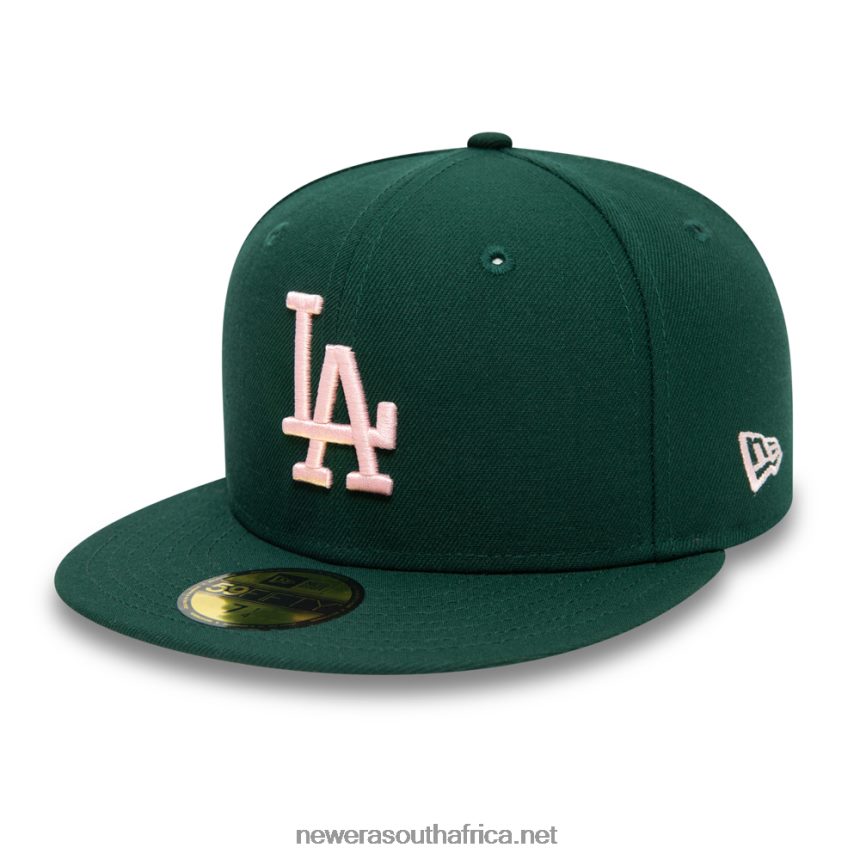 LA Dodgers MLB World Series Green 59FIFTY Cap New Era TRBRBN1026