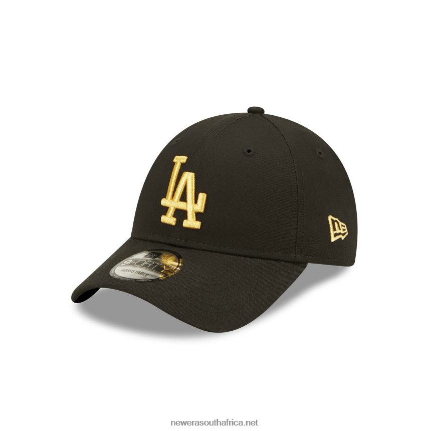 LA Dodgers Metallic Black 9FORTY Adjustable Cap New Era TRBRBN1621