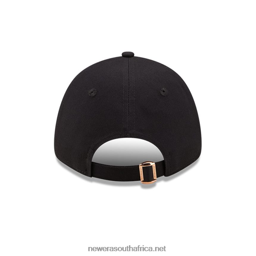 LA Dodgers Metallic Logo Womens Navy 9FORTY Adjustable Cap New Era TRBRBN1737