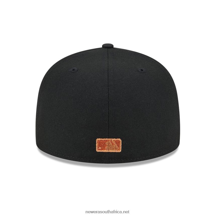 LA Dodgers Metallic Pop Black 59FIFTY Fitted Cap New Era TRBRBN252