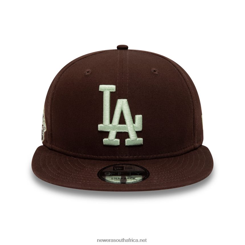 LA Dodgers Mushroom Patch Dark Brown 9FIFTY Snapback Cap New Era TRBRBN1853