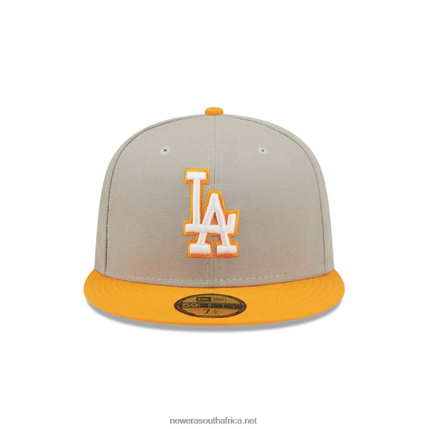 LA Dodgers Orange Soda Grey 59FIFTY Fitted Cap New Era TRBRBN572