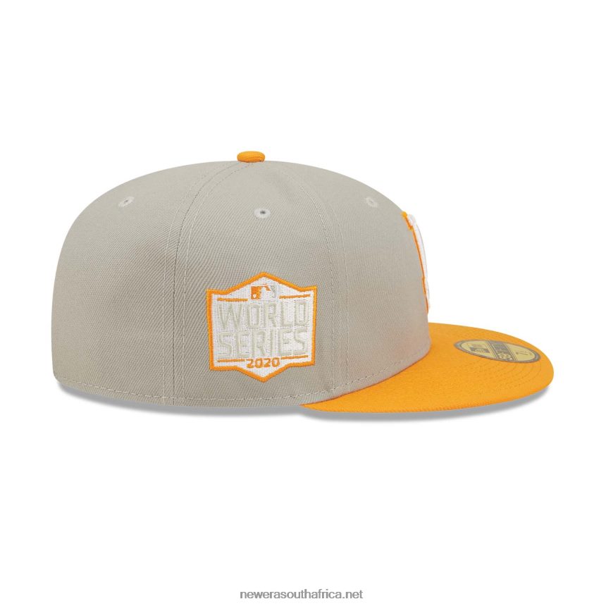 LA Dodgers Orange Soda Grey 59FIFTY Fitted Cap New Era TRBRBN572