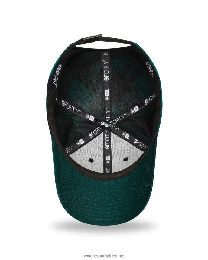 LA Dodgers Plaid Dark Green 9FORTY Adjustable Cap New Era TRBRBN1800
