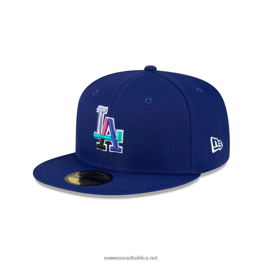 LA Dodgers Polarlights Dark Blue 59FIFTY Fitted Cap New Era TRBRBN266