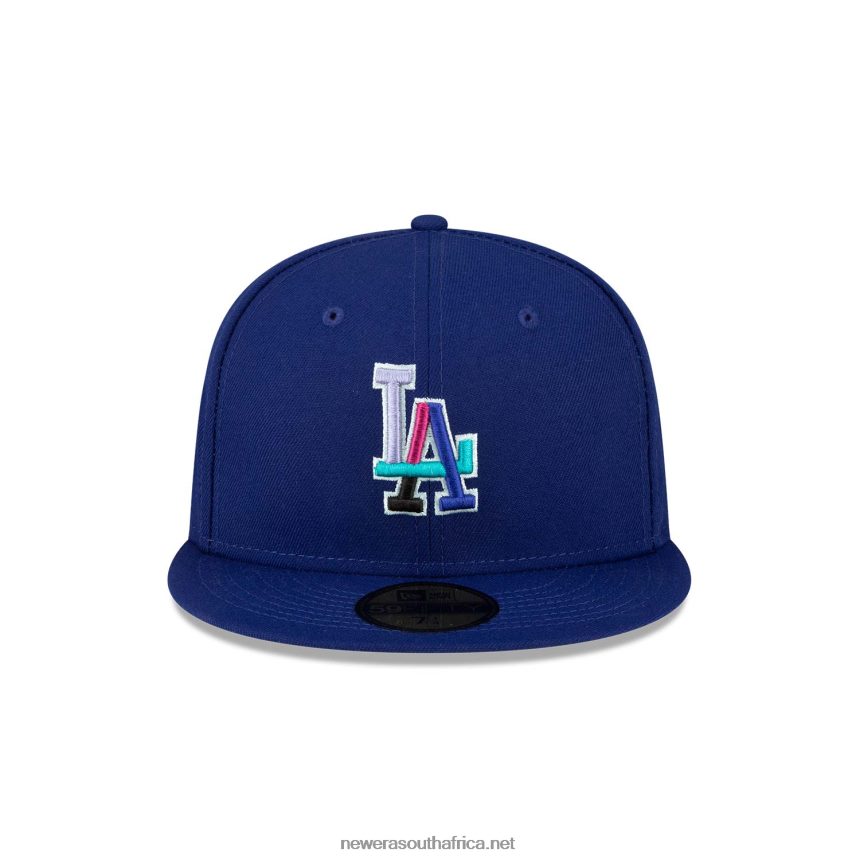 LA Dodgers Polarlights Dark Blue 59FIFTY Fitted Cap New Era TRBRBN266