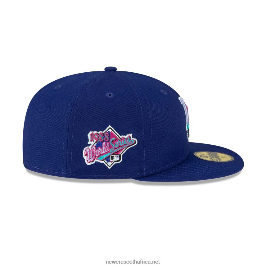 LA Dodgers Polarlights Dark Blue 59FIFTY Fitted Cap New Era TRBRBN266