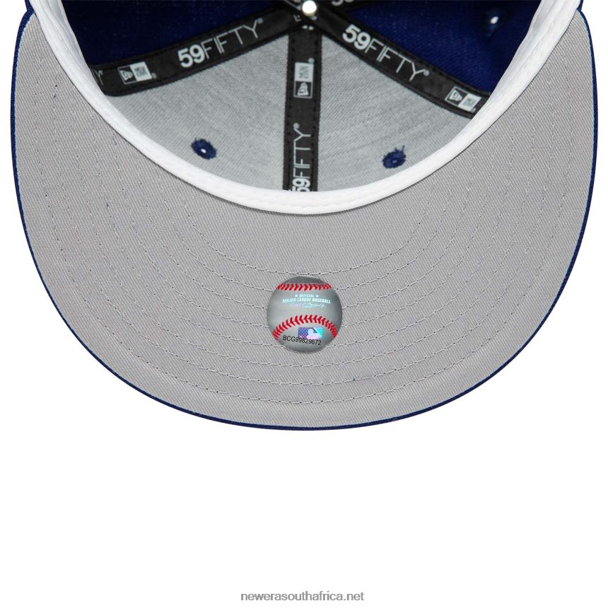 LA Dodgers Premium Wool Blue 59FIFTY Fitted Cap New Era TRBRBN83