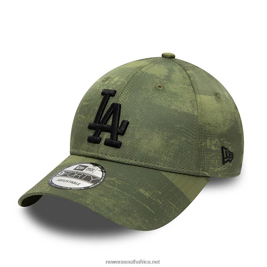 LA Dodgers Print Green 9FORTY Adjustable Cap New Era TRBRBN1659