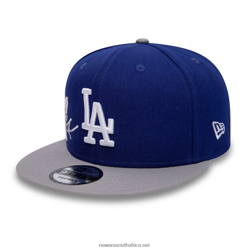 LA Dodgers Side Font Blue 9FIFTY Snapback Cap New Era TRBRBN1956