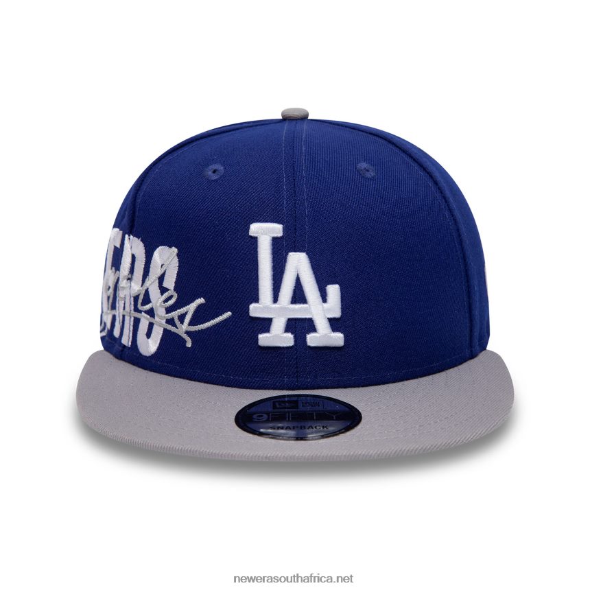 LA Dodgers Side Font Blue 9FIFTY Snapback Cap New Era TRBRBN1956